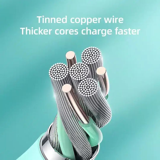 Joyroom Regular USB 2.0 to micro USB Cable Πράσινο 2m