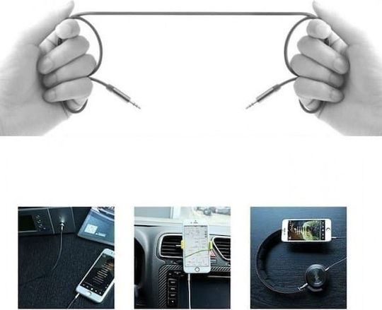 Remax Audio Cable 3.5mm Male - 3.5mm Male White 2m