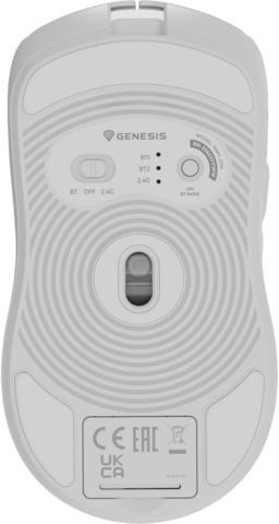 Genesis Zircon 500 Wireless Gaming Mouse 10000 DPI White