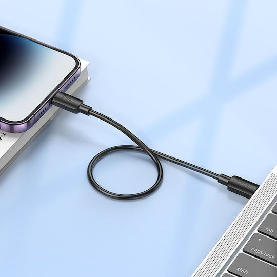 Hoco X96 USB-C to Lightning Cable 27W Black 0.25m