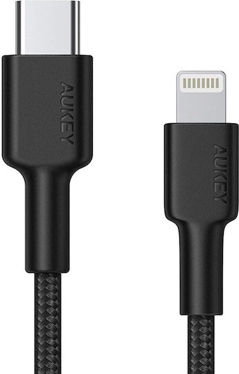 Aukey Braided la Cablu Lightning Negru 2m (CB-CL2)