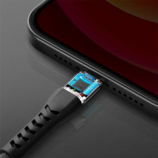Energea C89 Braided USB-A to Lightning Cable Black 1.5m