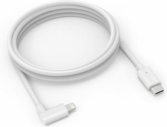 Compulocks Angle (90°) USB-C to Lightning Cable Λευκό 1.8m (6FTC90DLT01)