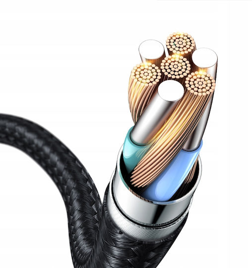 Mcdodo Braided USB-A to Lightning Cable 12W Μαύρο 1.2m (CA-3580)