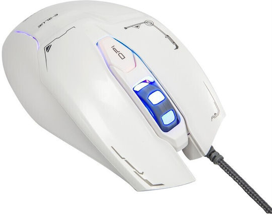 E-Blue Mazer Gaming Ποντίκι Λευκό
