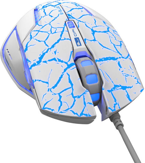 E-Blue Mazer Pro Gaming Ποντίκι Λευκό