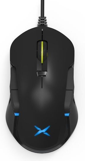Delux M627 Ασύρματο RGB Gaming Ποντίκι 16000 DPI Μαύρο