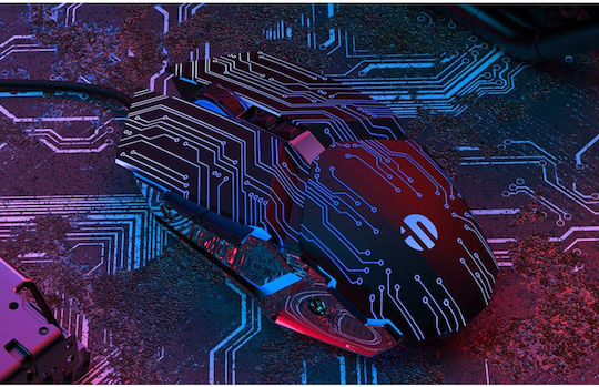 Inphic PW2 RGB Gaming Ποντίκι 4800 DPI Ασημί