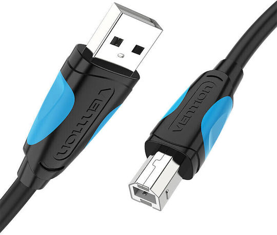 Vention USB 2.0 Cable USB-A male - USB-B male Λευκό 3m VAS-A16-B300