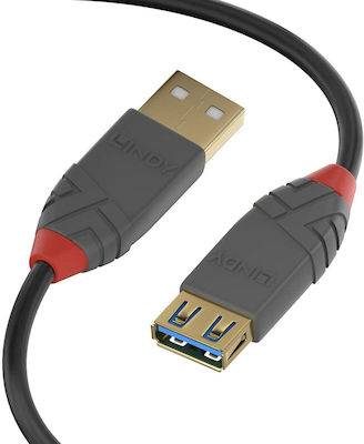 Lindy 1m USB 3.0 Cable A-Male to A-Female White (36761)