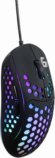 Gembird MUSG-RAGNAR-RX400 RGB Gaming Ποντίκι 7200 DPI Μαύρο