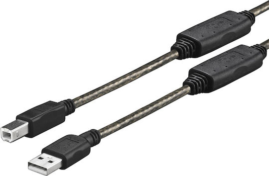 Vivolink USB 2.0 Kabel USB-A-Stecker - USB-B-Stecker Schwarz 5m PROUSBAB5
