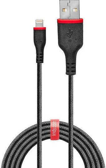 Lindy USB 2.0 Cable USB-A male - Μαύρο 1m 31291