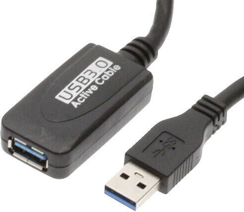 Cablu USB Premiumcord USB-A USB-A 5 M Negru Ku3rep5