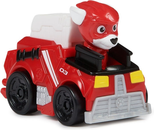 Vehicul metalic Paw Patrol Pup Squad Racers Marshall, scară 1:55