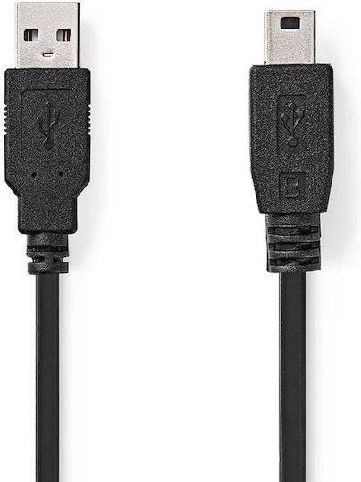 Nedis USB 2.0 Kabel USB-A-Stecker - USB-A-Stecker Schwarz 1m CCGL60300BK10