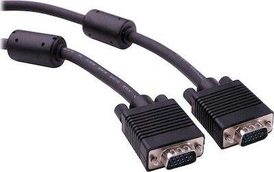 Powertech Kabel VGA-Stecker - VGA-Stecker Schwarz 3m (CAB-G026)