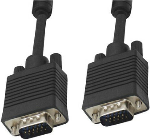 TB Print Кабел VGA мъжки - VGA мъжки Черен 1.8м (HDB15M/15M)