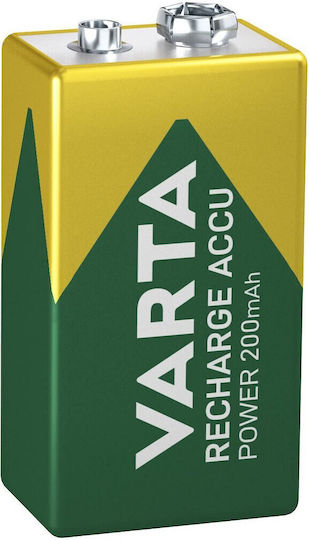 Varta Rechargeable Accu Rechargable Battery 9V Ni-MH 200mAh 1pcs