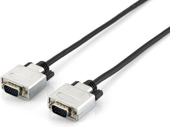 Equip Kabel VGA-Stecker - VGA-Stecker Schwarz 15m (118865)