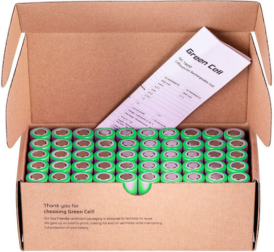 Green Cell 50gc18650nmc29 Household Battery Rechargeable 18650 Lithium-ion Li-ion Battery