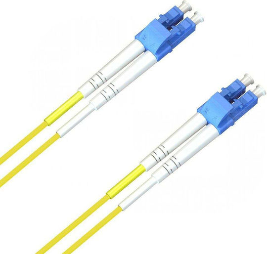 Microconnect Καλώδιο Οπτικής Ίνας LC/UPC-LC/UPC 0.5m Κίτρινο