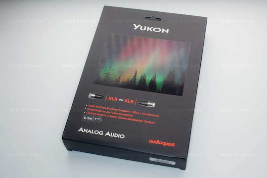 Audioquest Yukon XLR male to XLR male 0.75m Cable
