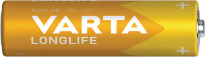 Varta 12 Pack Alkaline Batteries AA LongLife 1.5V 120316
