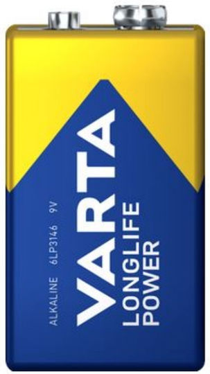 Varta LongLife Power Αλκαλική Μπαταρία 9V 1τμχ