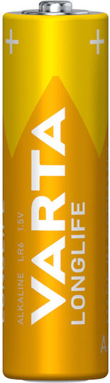 Varta 12 Pack Alkaline Batteries AA LongLife 1.5V 120316
