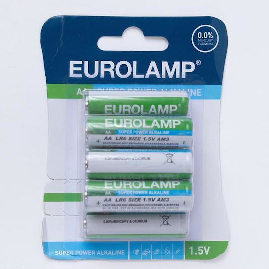 Eurolamp Super Power Αλκαλικές Μπαταρίες AA 1.5V 8τμχ