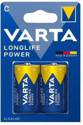 Varta Longlife Power Alkaline Batterien C 1.5V 2Stück