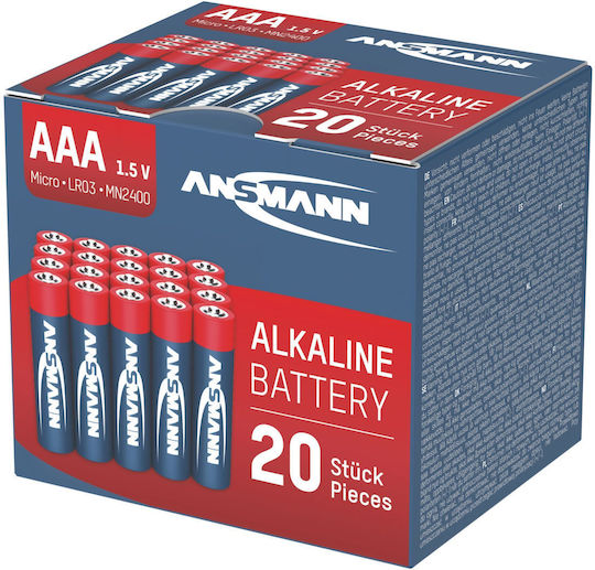 Ansmann Алкални Батерии AAA 1.5V 20бр