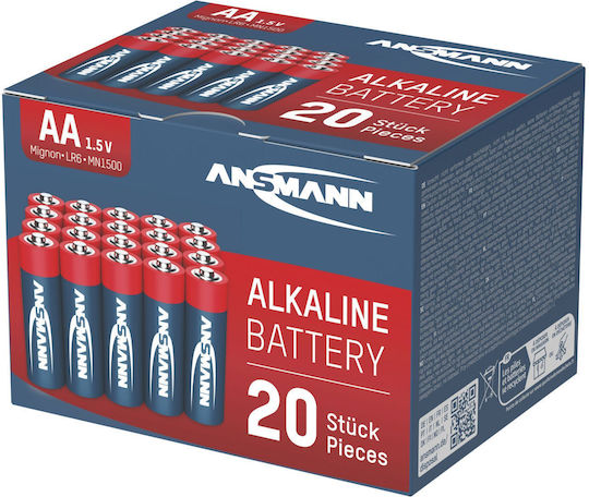Ansmann Alkaline Batterien AA 1.5V 20Stück 5015548