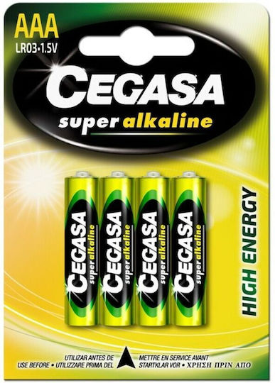 Cegasa Cegasa Super Alkaline Alcaline AAA 1.5V 4buc