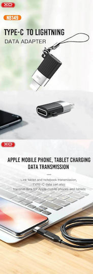 XO Nb149-d Konverter Blitzschlag männlich zu USB-C weiblich 1Stück