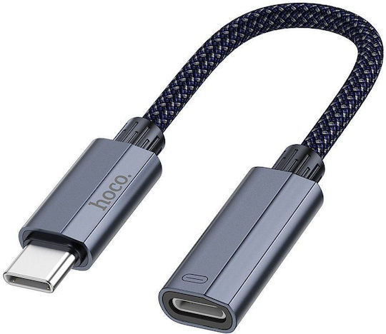 Hoco Konverter USB-C männlich zu Blitzschlag männlich Blau 1Stück