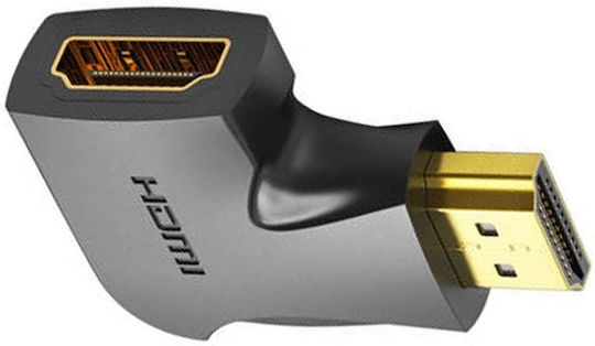 Vention Конвертор HDMI мъжки към HDMI женски Черен 1бр AIQB0