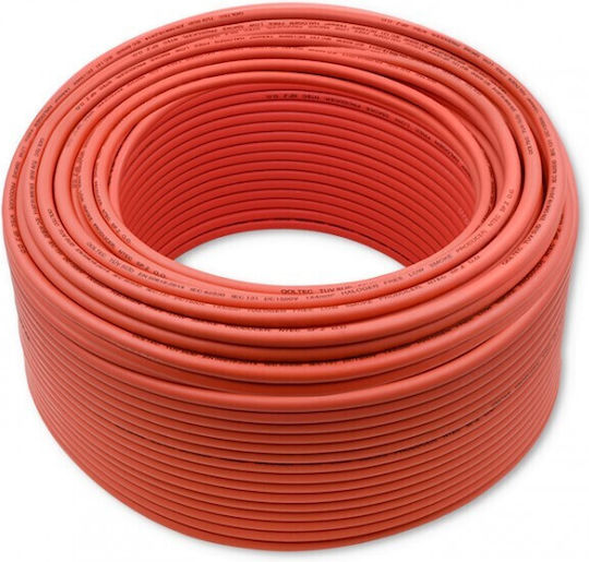 Qoltec Καλώδιο 4mm2 100m red 1τμχ