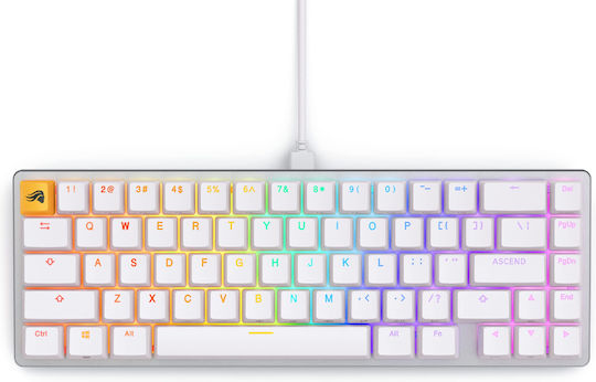 Glorious Gmmk2 Modular Mechanical Keyboard Full Size 96% Barebones Edition Us Ansi Weiß Glo-gmmk2-96-rgb-w