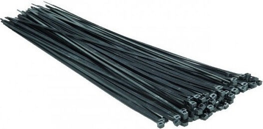 EM Group Cable Ties Plastic 290mm x 4.5mm in Black Colour (100 pcs) (BMN3048/5317)