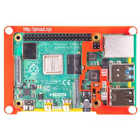 Pimoroni Pibow Case for Raspberry Pi 4 - Rainbow (PIM465)