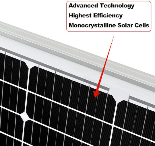 Epsolar M-60w Μονοκρυσταλλικό Φωτοβολταϊκό Πάνελ 12V 690x450x25mm