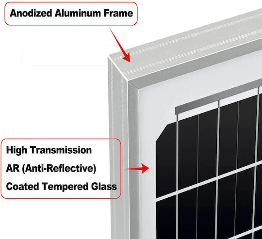 Epsolar M-80w Monokristallin Solarmodul 80W 12V 900x450x25mm