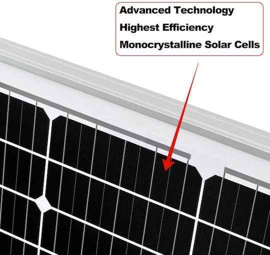 Epsolar M-50w Monocrystalline Solar Panel 50W 12V 620x450x25mm