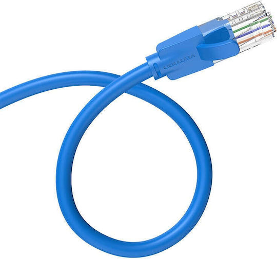 Vention Direct Attach Copper Cat.6 (Gigabit) Καλώδιο Δικτύου Ethernet 0.5m Μπλε