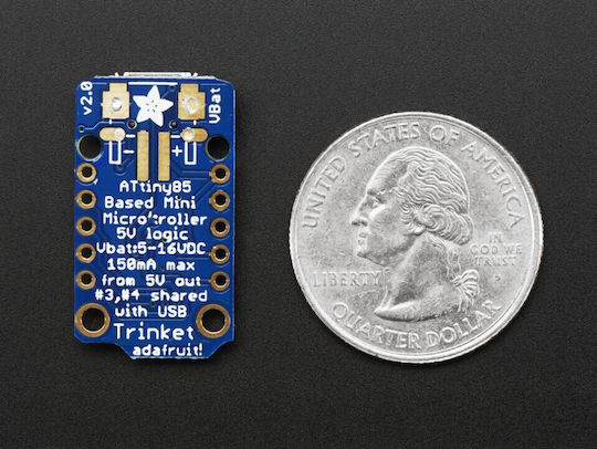 Adafruit Trinket Mini Microcontroller - 5V Logic