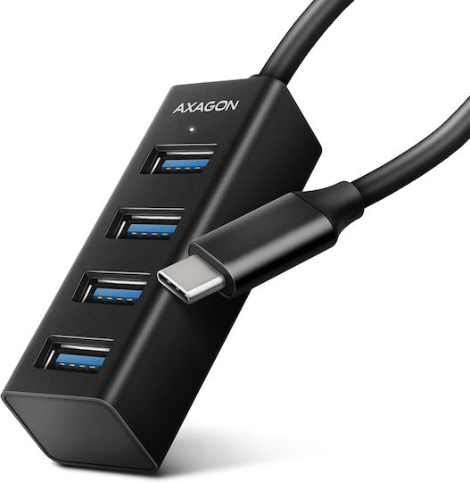Axagon Hub 4 Θυρών USB 3.2 με σύνδεση USB-C
