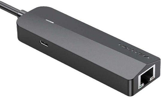 Vention Hub 3 Θυρών USB 2.0 με σύνδεση USB-A / Ethernet