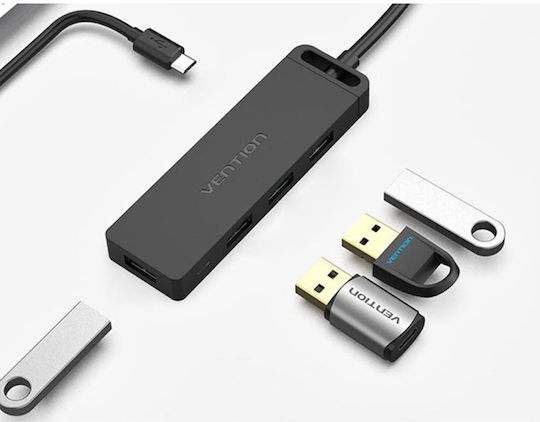 Vention 5 Port USB 3.0 Hub with USB-C Connection